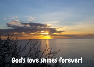 God's love shines forever